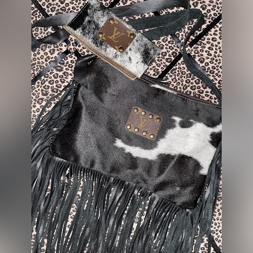 Cow fur Purse & Wallet